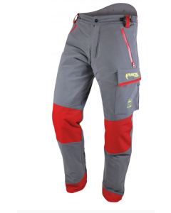PANTALON ETE HELIOS-GRIS/ROUGETAILLE M - FRANCITAL RH-FI596M-Pantalons, jeans et shorts 