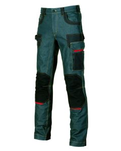 JEANS DE TRAVAIL EN JEAN STRETCH - INSERTS ANTI-ABRASION - T 52 RH-PT17T52-Pantalons, jeans et shorts 