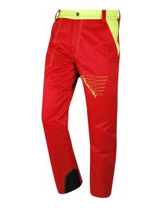 PANTALON FORESTIER ANTI-COUPURES PRIOR - CLASSE 1 TYPE A - ROUGE - T S(EX FI001-S) RH-FI001BS-Pantalons, jeans et shorts 